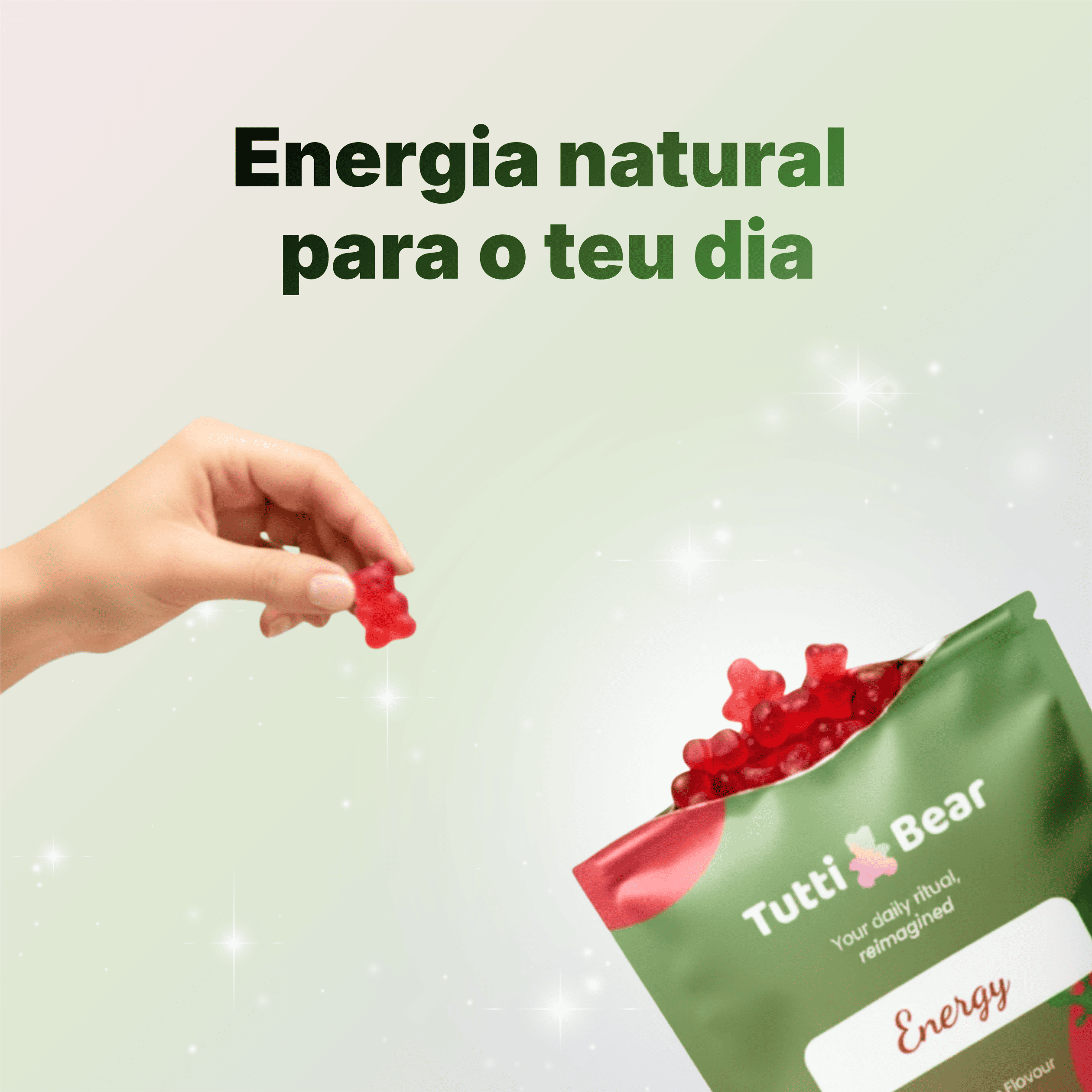 Gomas de Energia com Guaraná