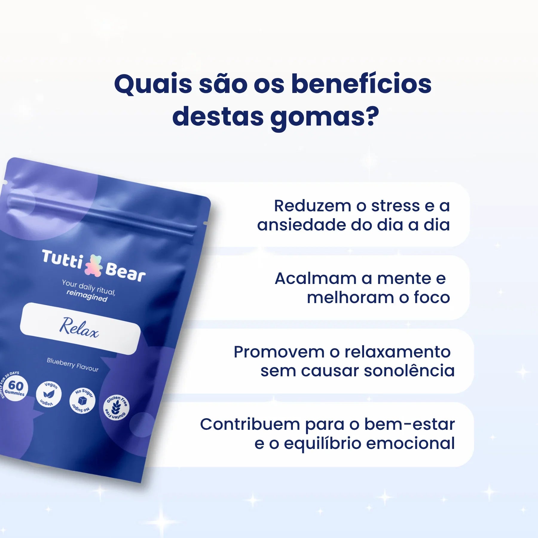 Gomas para o Alívio do Stress