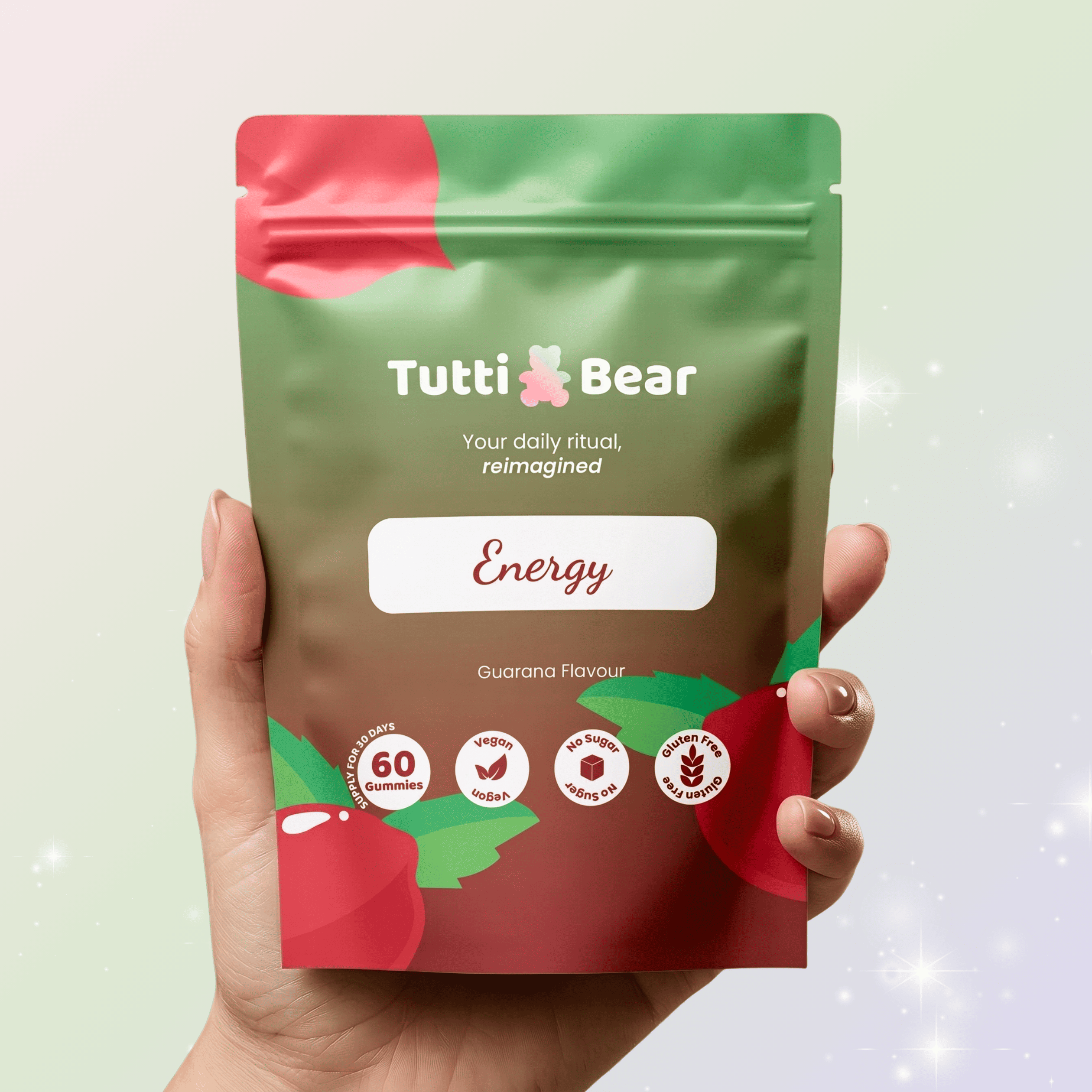 Gomas de Energia com Guaraná
