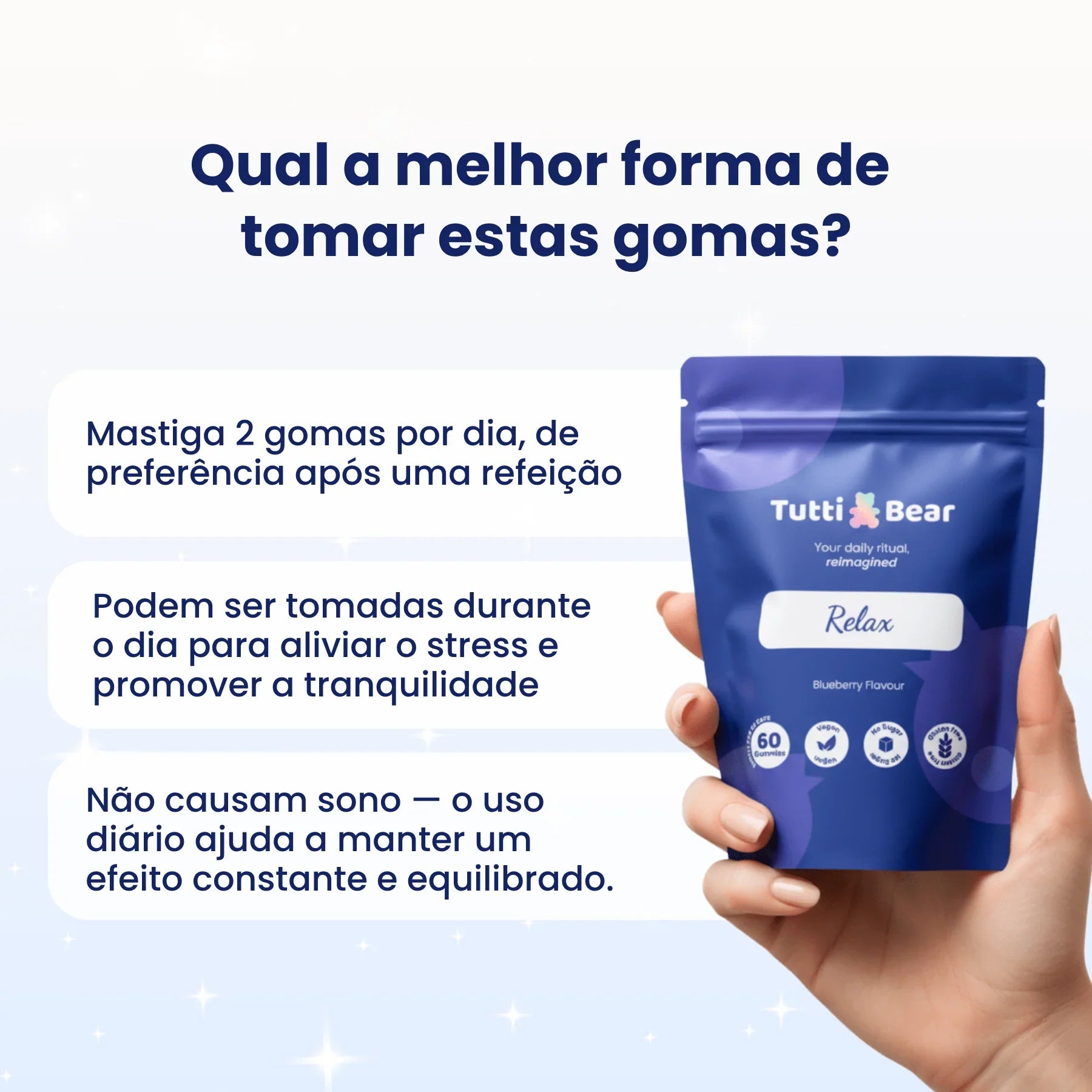 Gomas para o Alívio do Stress