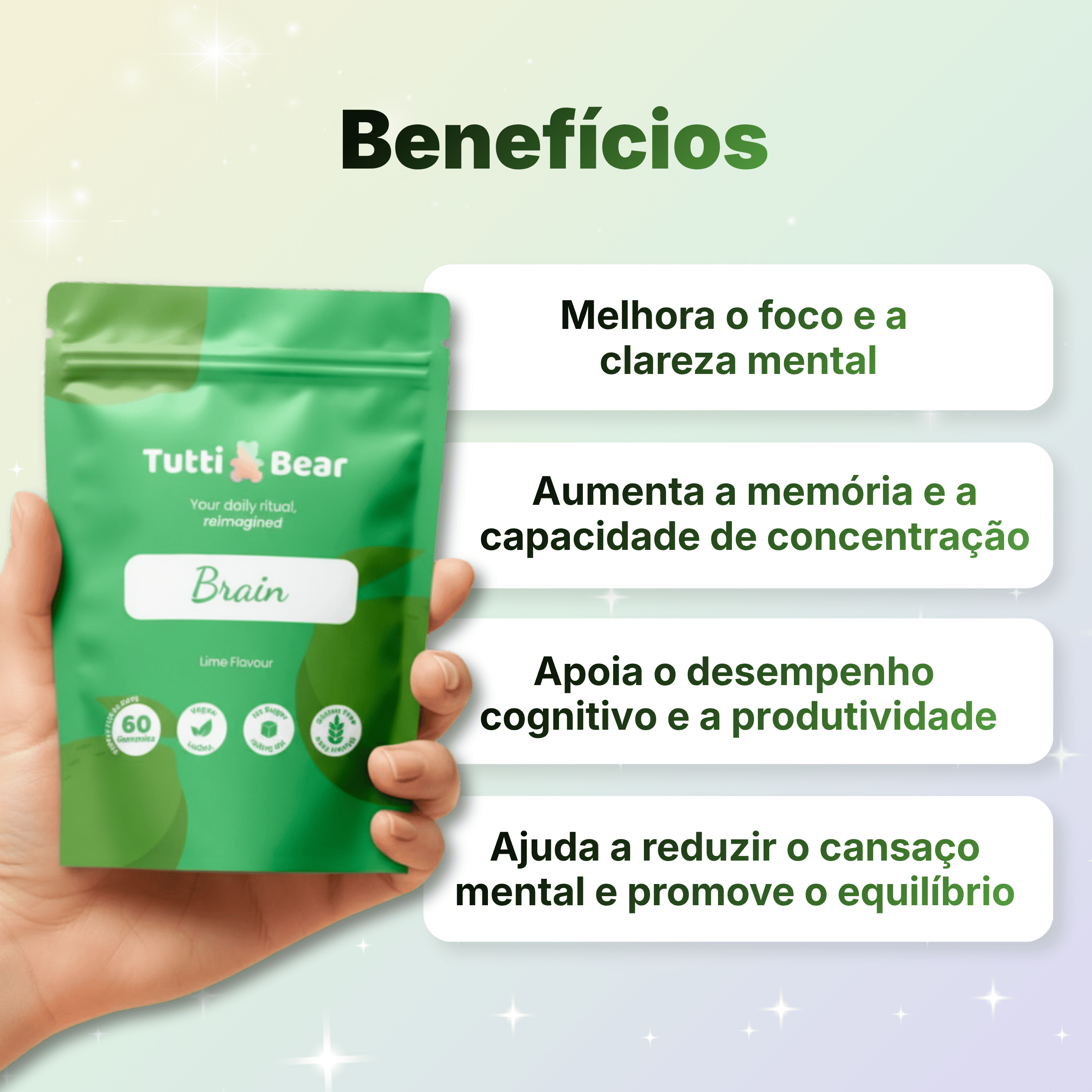 Gomas para Foco e Concentração
