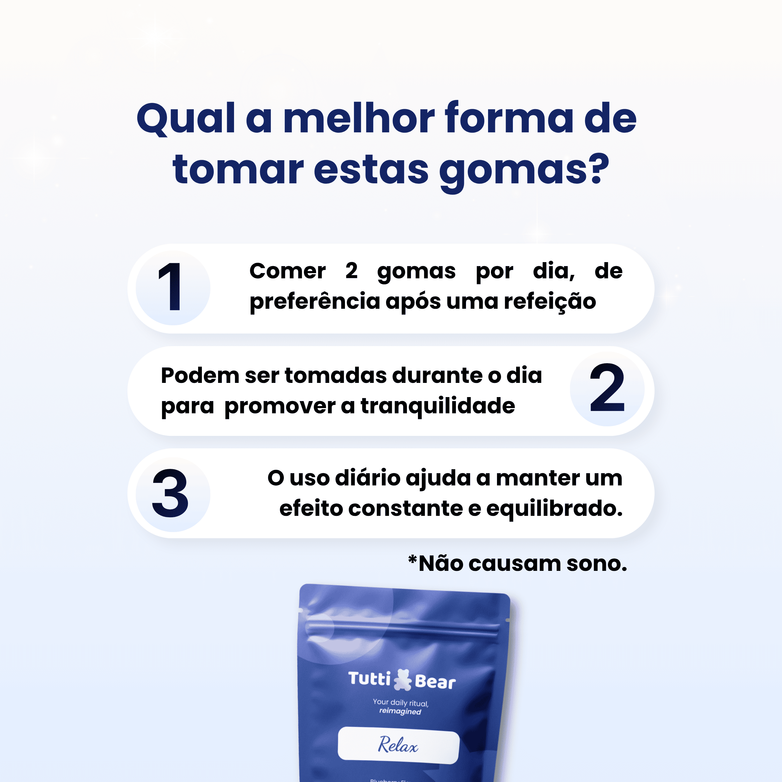Gomas para o Alívio do Stress