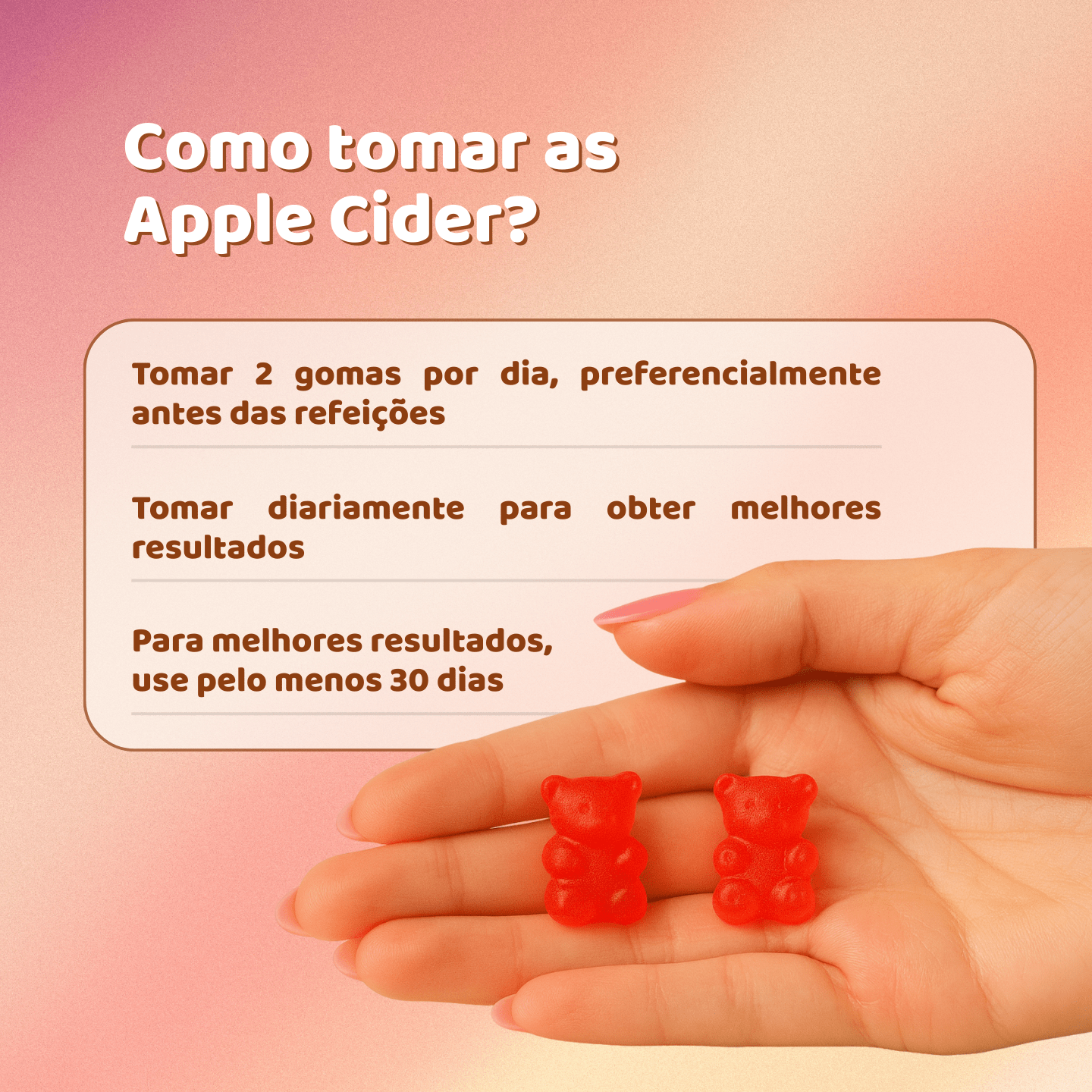 Gomas Para O Controlo do Apetite