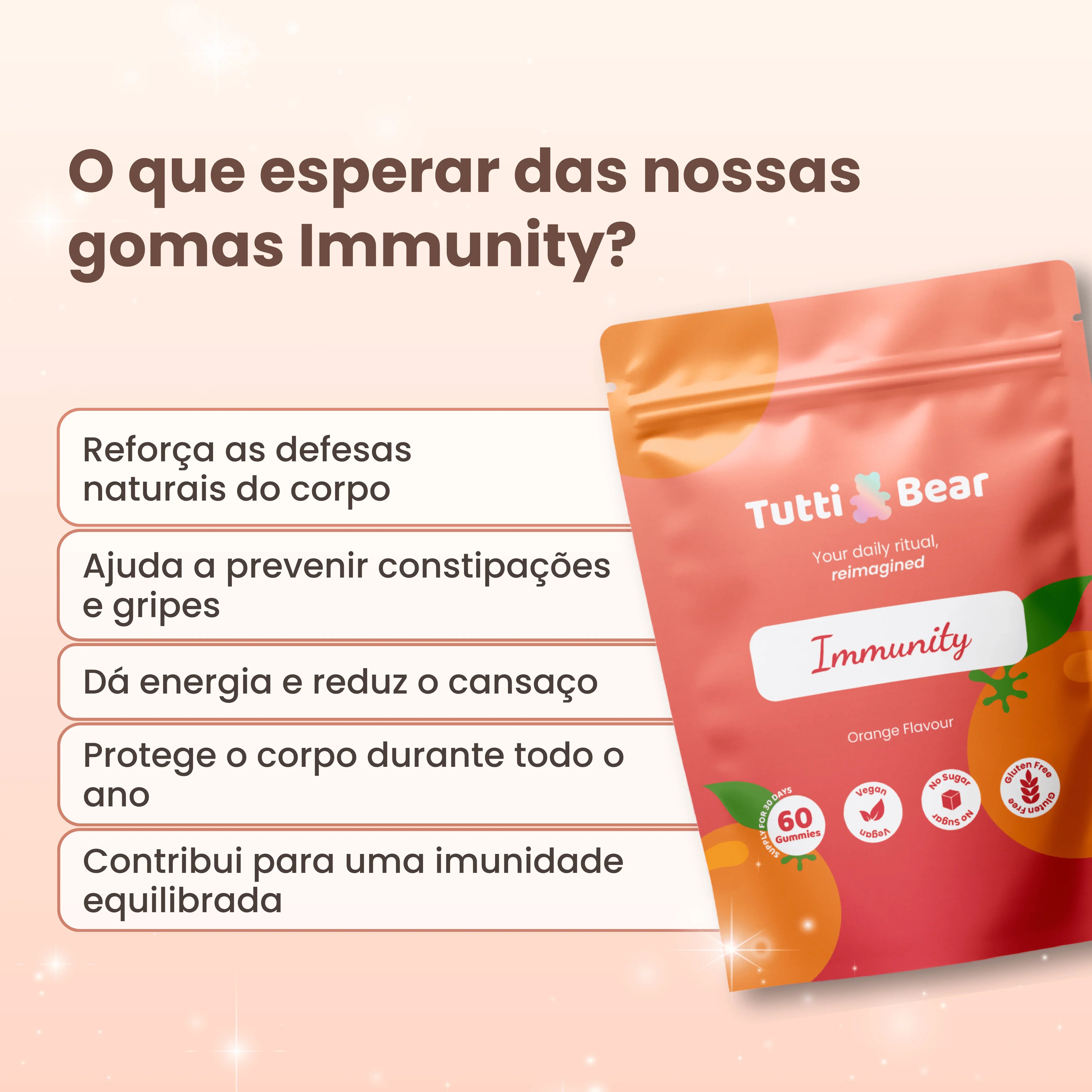 Gomas para Imunidade e Defesas com Equinácea