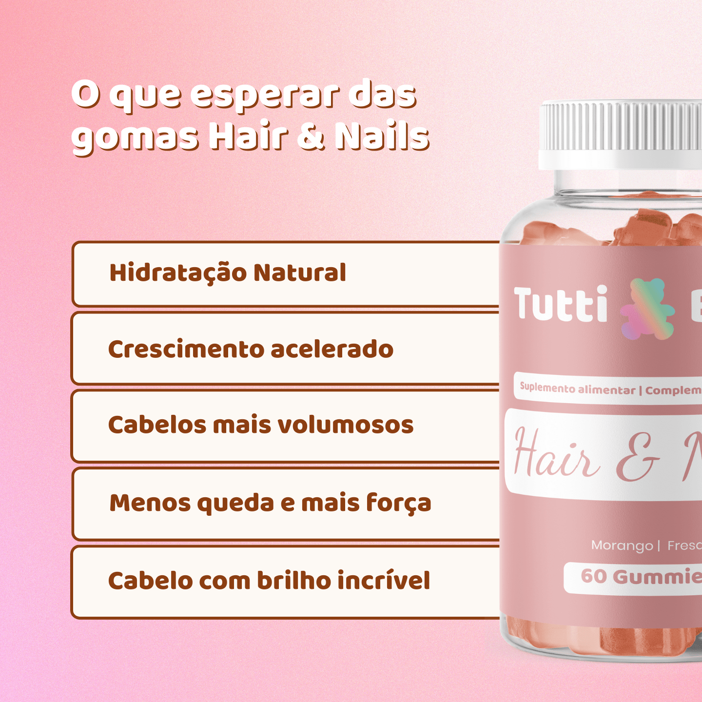 Gomas Para O Crescimento do Cabelo