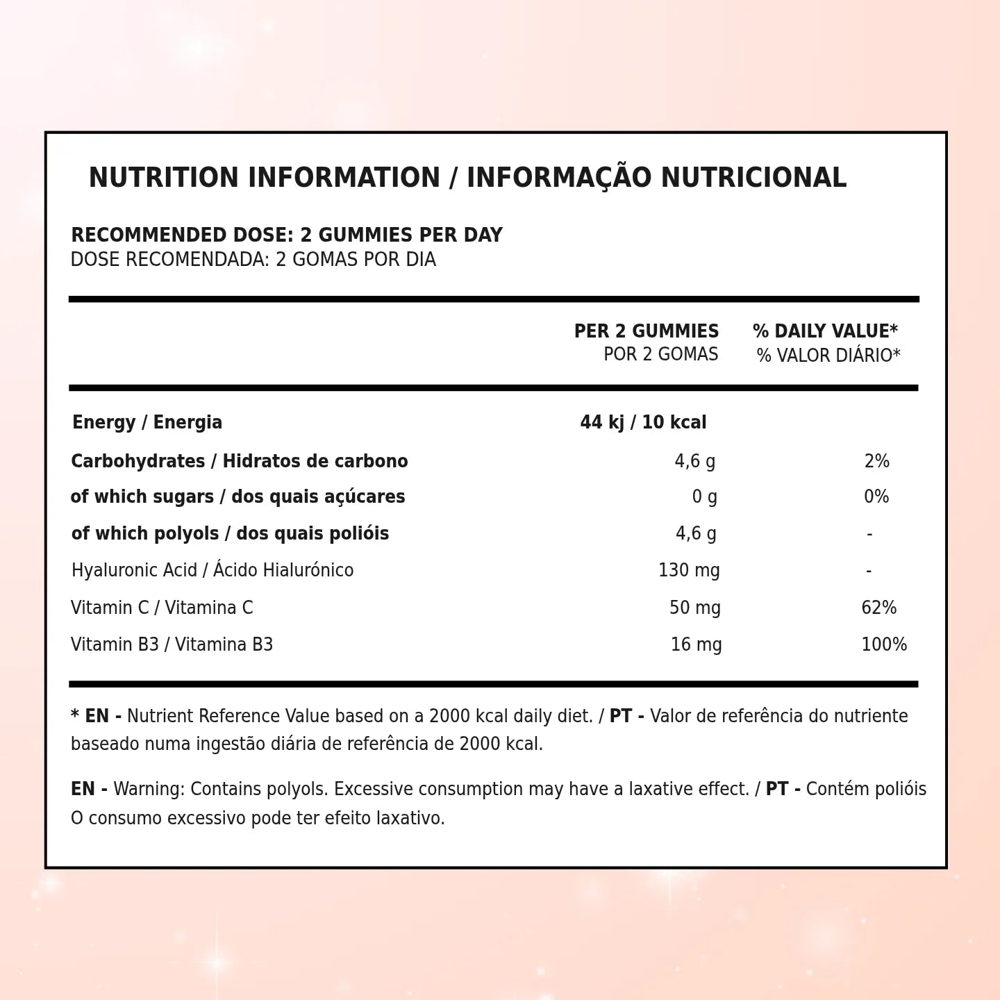 Gomas para Hidratação e Firmeza da Pele