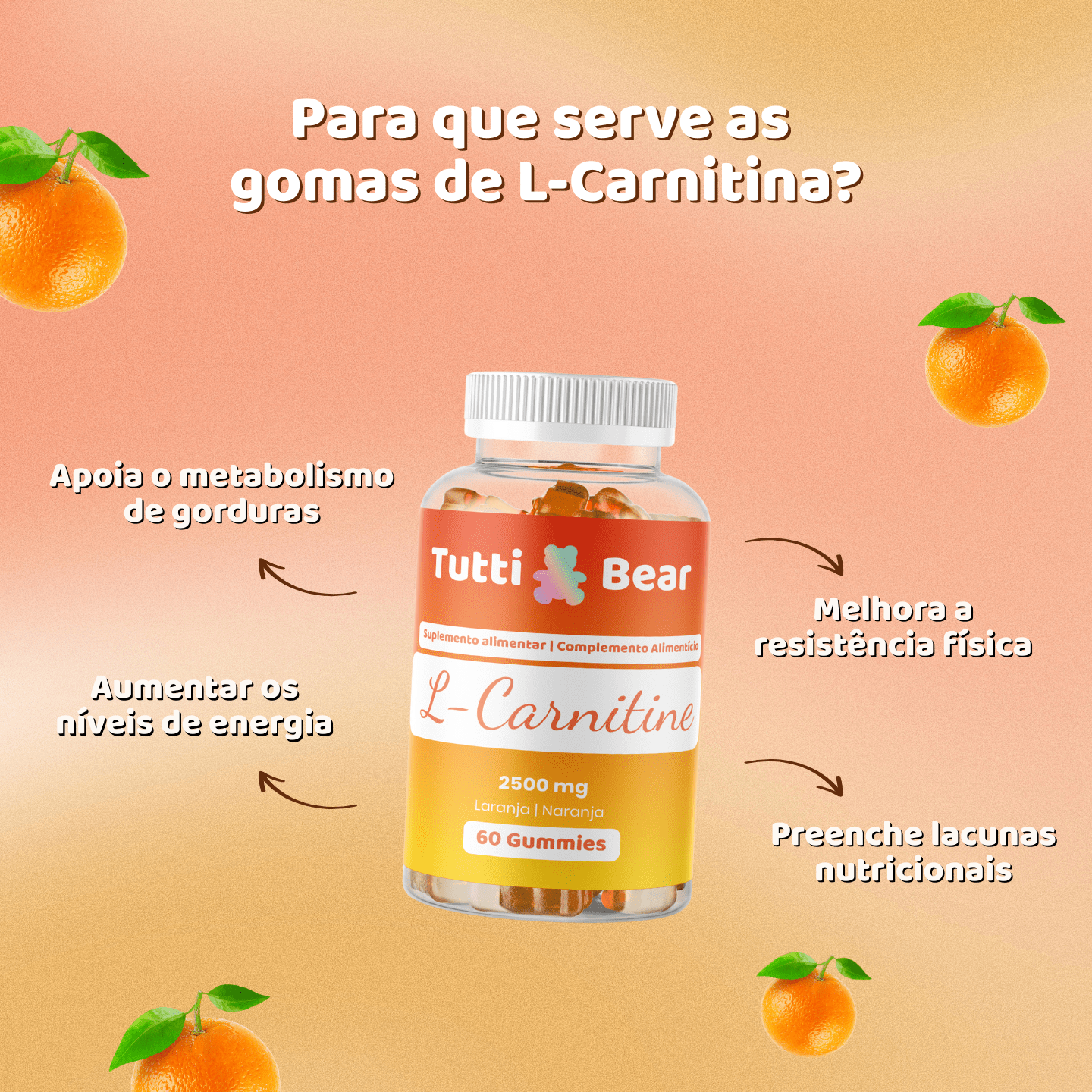 Gomas de L-Carnitina