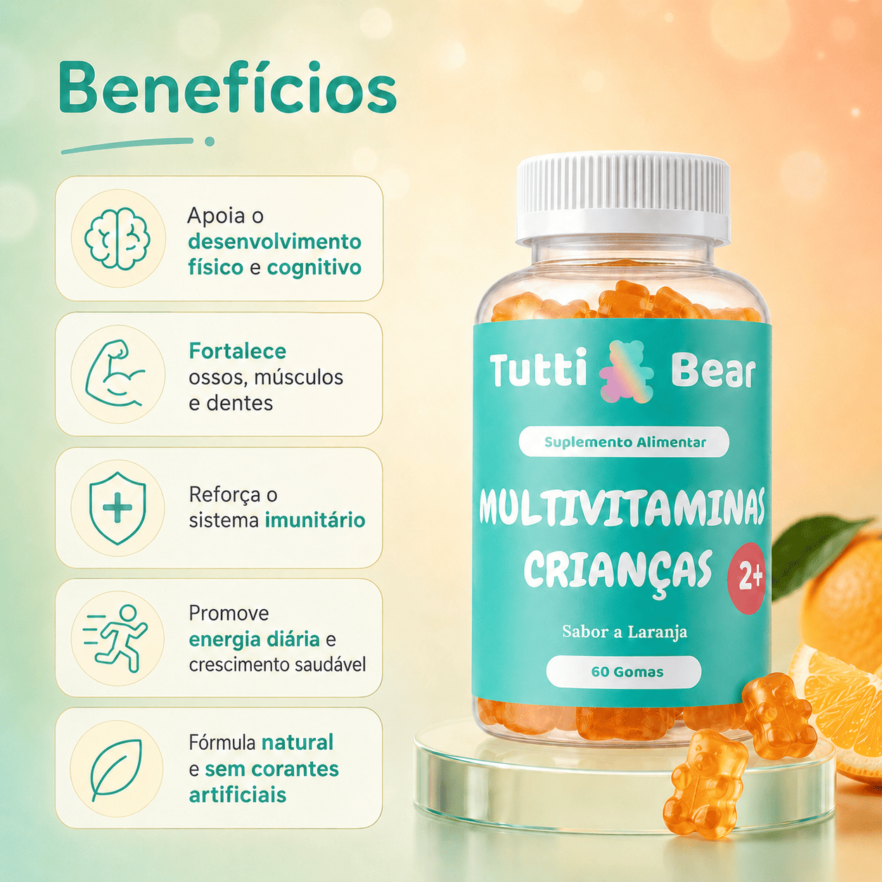 Gomas Multivitamínicas para Crianças (+2 anos)