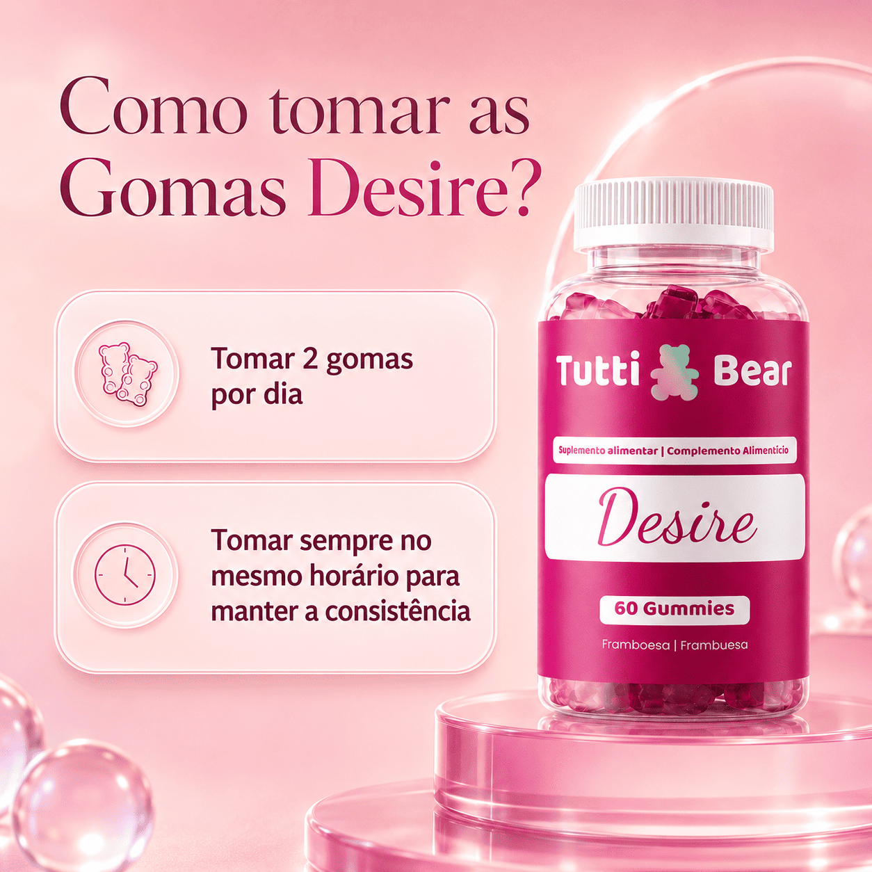 Gomas para Equilíbrio Hormonal